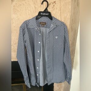 ARIAT BOY LONG SLEEVE BUTTON DOWN SHIRT